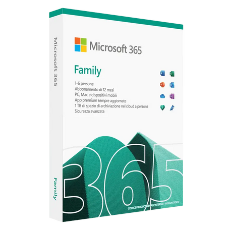 Microsoft 365 Family - Licenza Digitale Ufficiale - Licenzapol